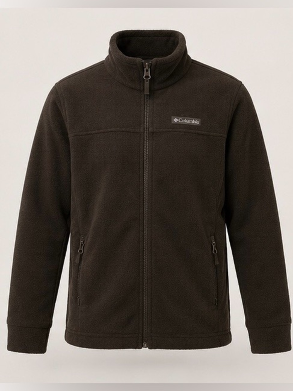 Columbia Kids Size S (8) Gray/Dark Grey Fleece Jacket!
